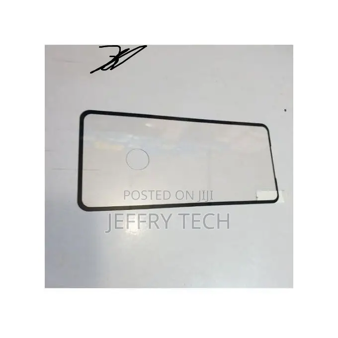 Samsung S21plus FullGlue Screen Protector With Fingerprin- Black