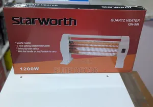 Starworth Quartz Room Heater 1200W – 3 Heat Settings (QH-90I)