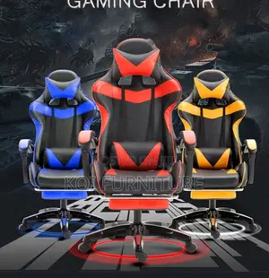Office Chairs; Leather Adjustable Home Game Chair