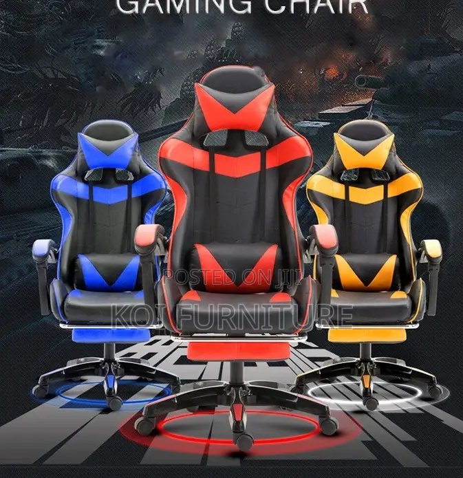 Office Chairs; Leather Adjustable Home Game Chair