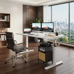 Office Desk; Urban 120cm Adjustable Home Electric Gaming Desk