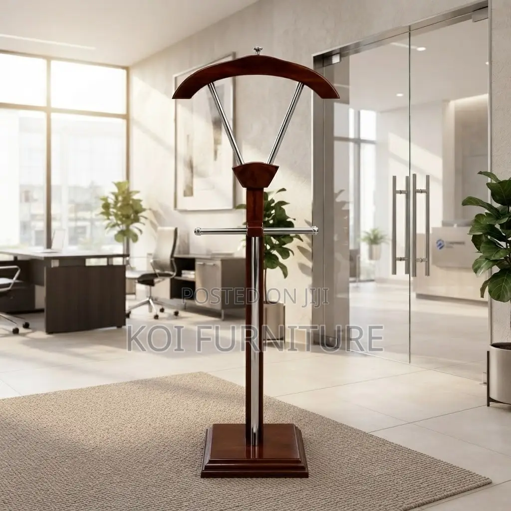 Dressers; Mahogany Long Deskside Offices Coat Hangers