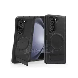 Samsung Galaxy Z Fold 4 Leather Phone Case With Magsafe