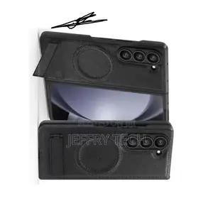 Samsung Galaxy Z Fold 4 Leather Phone Case With Magsafe