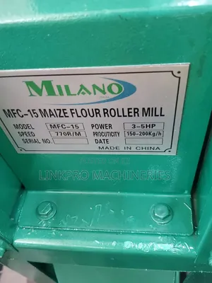 Medium Milano 5hp Motorised MFC-15 Maize Flour Roller Mill Machine