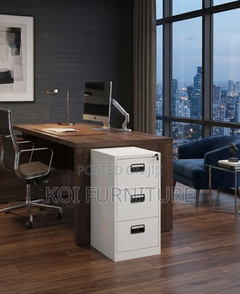 Office Cabinet; Four Drawer Steel Home Office Corner Cabinet