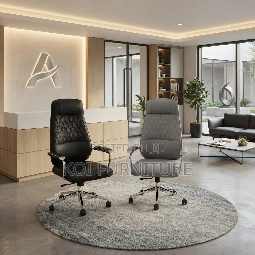 Office Chairs; High Backrest Strong Leather Office Executive Chairs