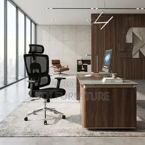 Office Chair; Fabric Black Orthopedic Mesh Office Seat