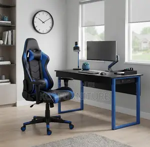 Office Chairs; Smooth Leather Home Studio Gamers Chairs