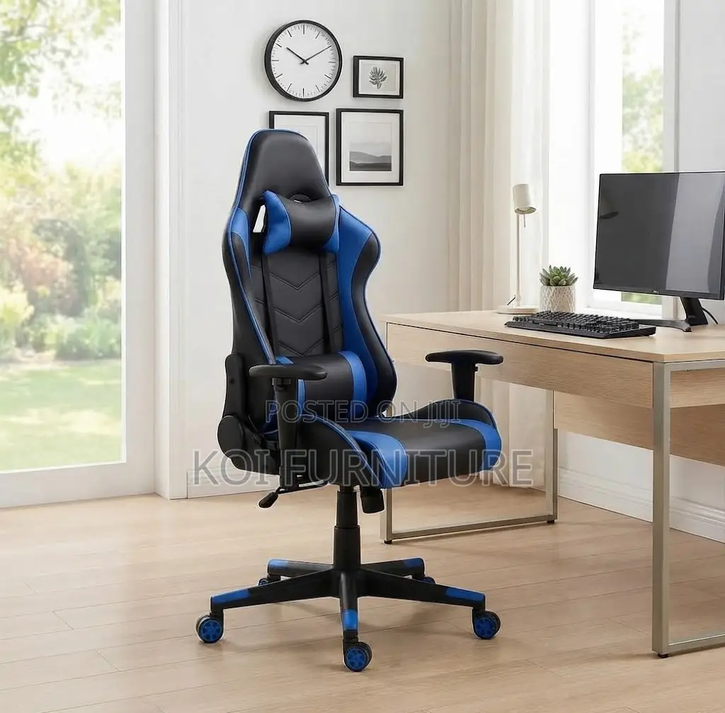 Office Chairs; Smooth Leather Home Studio Gamers Chairs