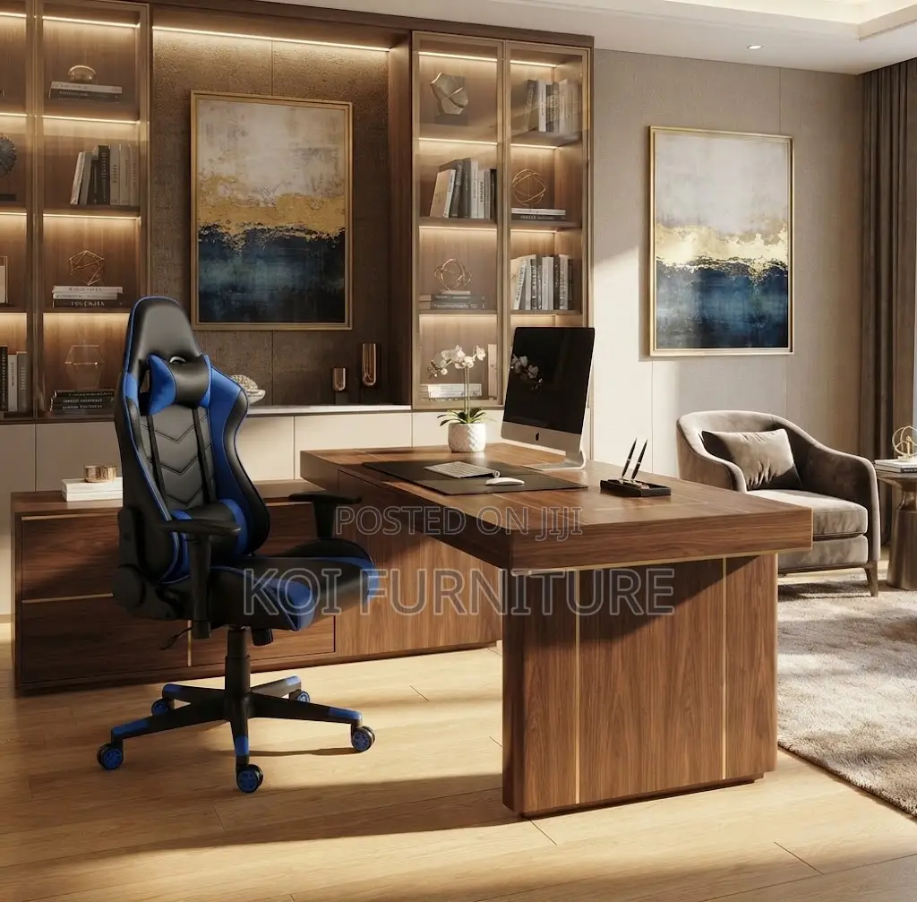 Office Chairs; Smooth Leather Home Studio Gamers Chairs