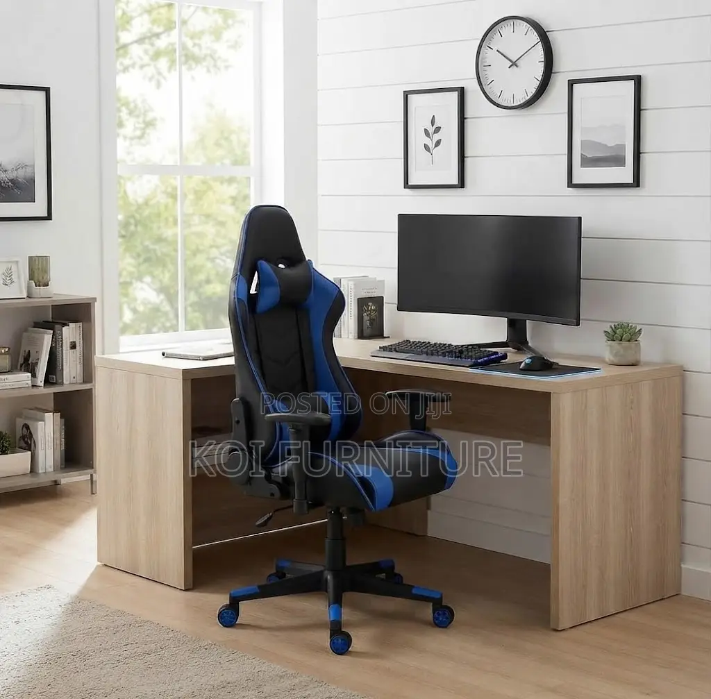 Office Chairs; Smooth Leather Home Studio Gamers Chairs