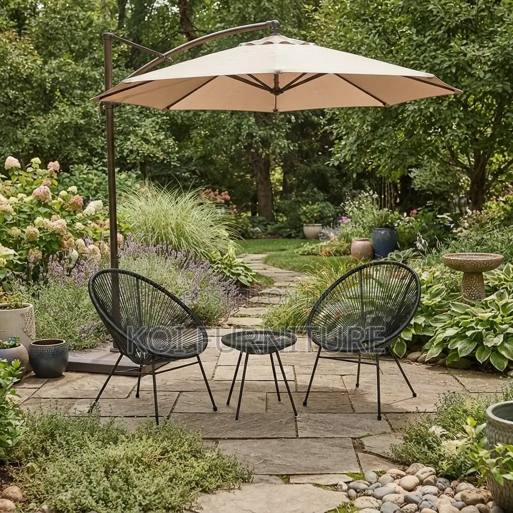 Dining Set; Two Seaters Round Outdoor Balcony Dininig Set