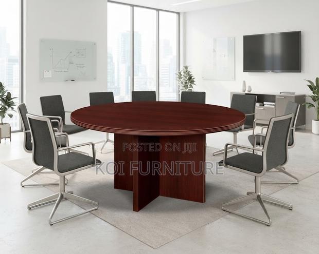 Office Table; Customized Office Staff Round Boardroom Table - thumbnail 2
