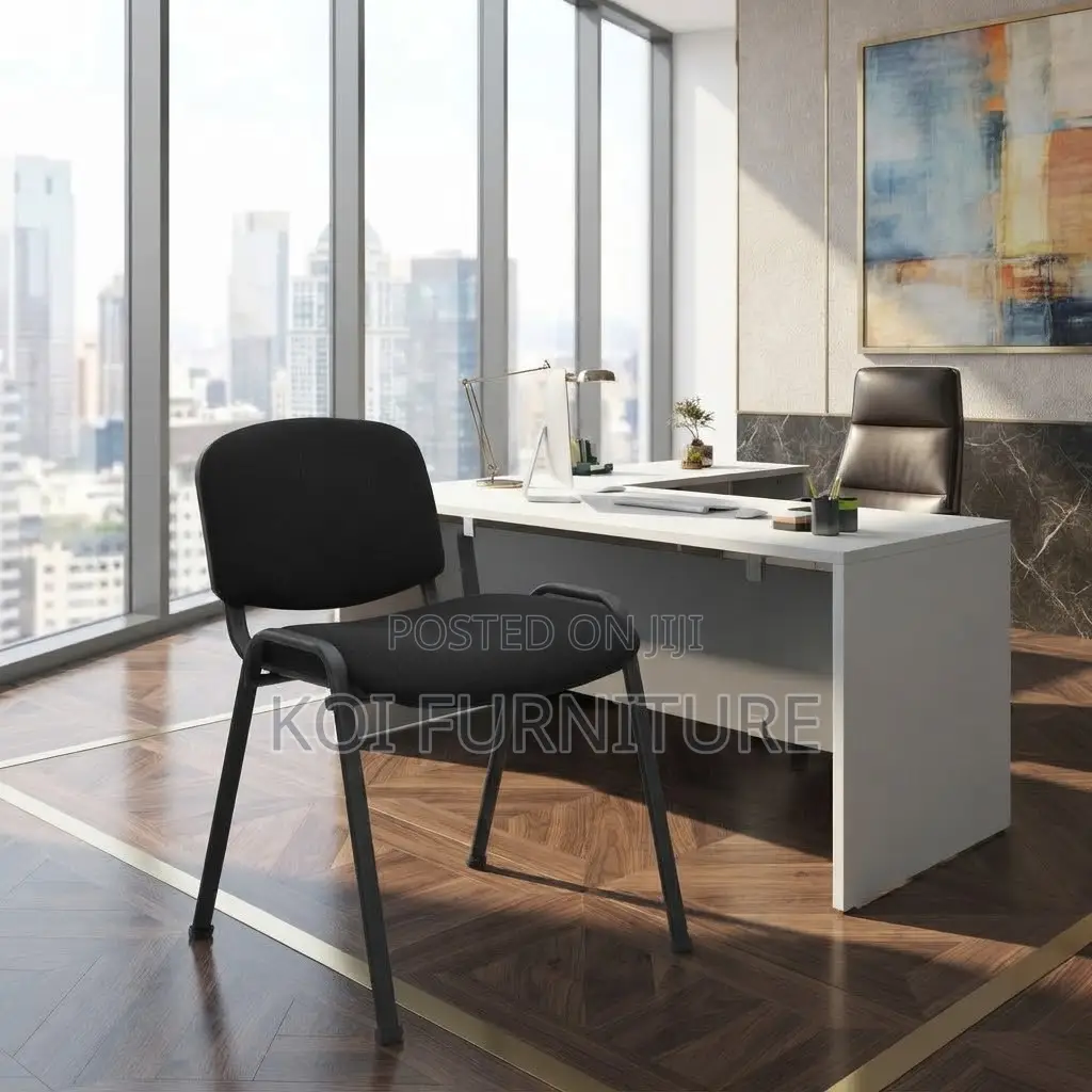 Office Chairs; Armless Tosca Fabric Reception Visitors Chair