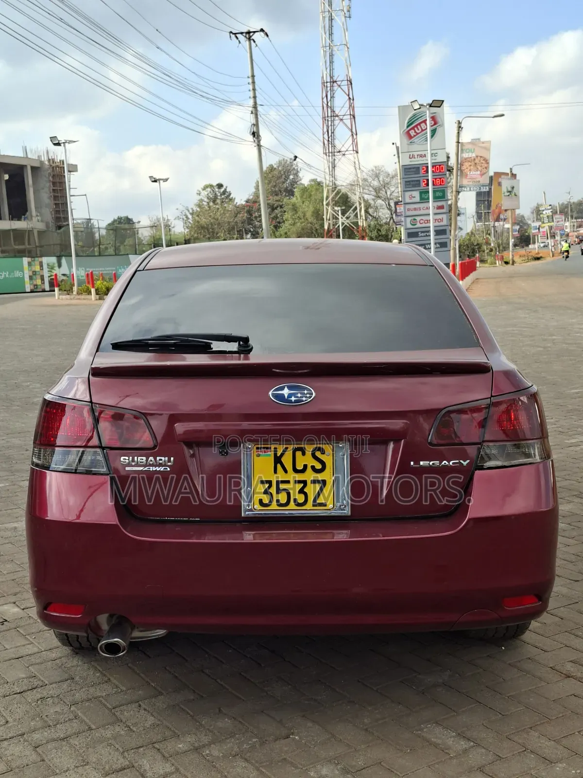Subaru Legacy 2011 Maroon