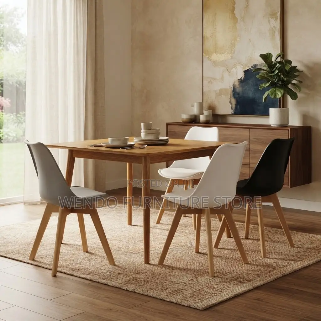 Dining Chairs; Padded Cushion Home Dining Eames Chairs