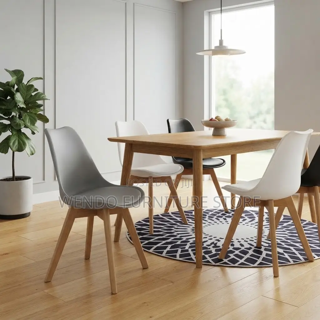 Dining Chairs; Padded Cushion Home Dining Eames Chairs