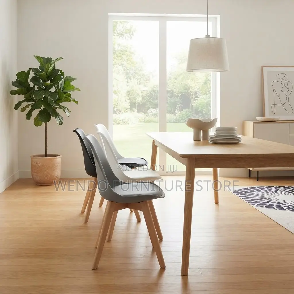 Dining Chairs; Padded Cushion Home Dining Eames Chairs