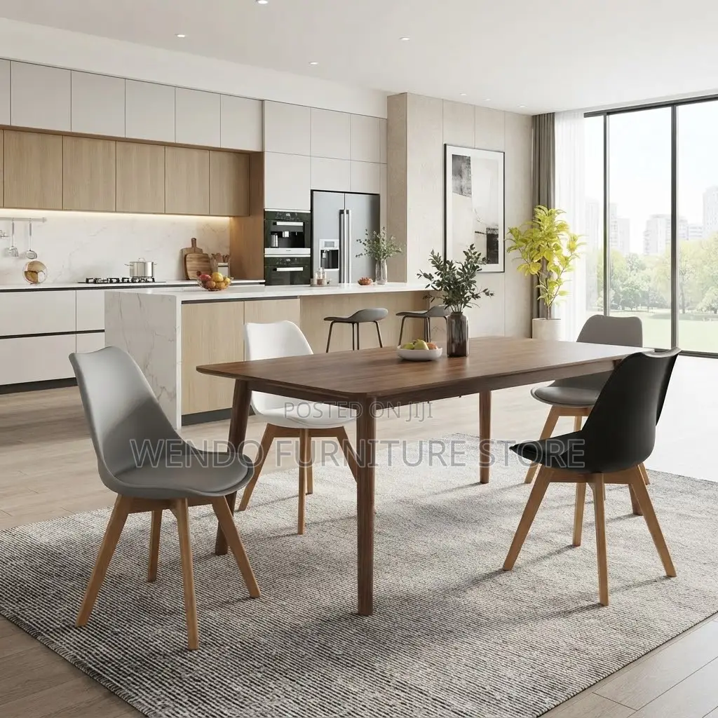 Dining Chairs; Padded Cushion Home Dining Eames Chairs