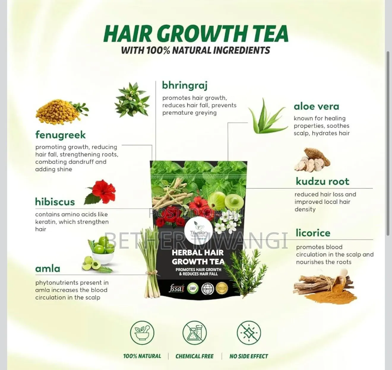 Hair Growth Herbal Tea in Kenya