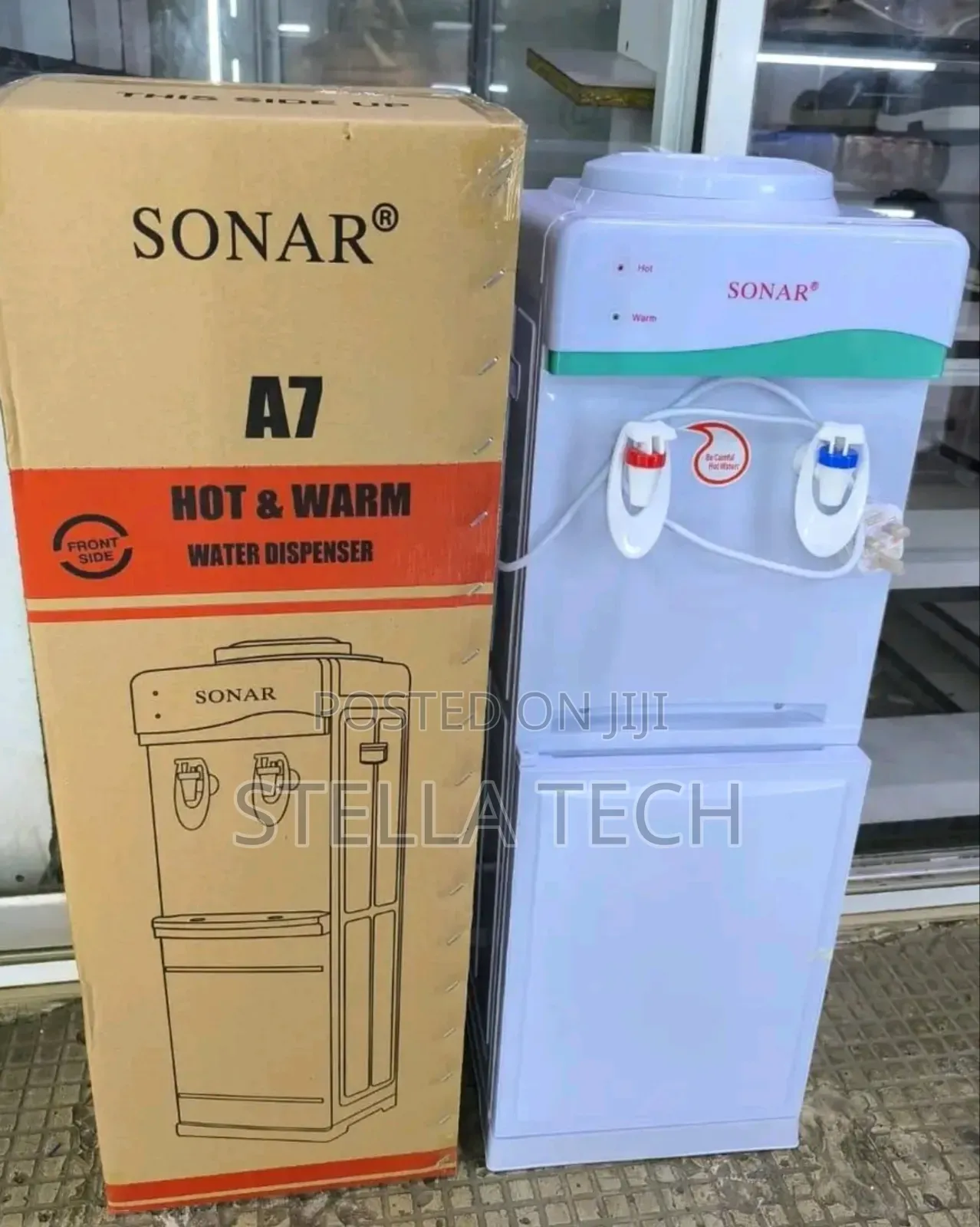 🔥🔥white Sonar A7 Hot and Normal Free Standing Water Dispenser