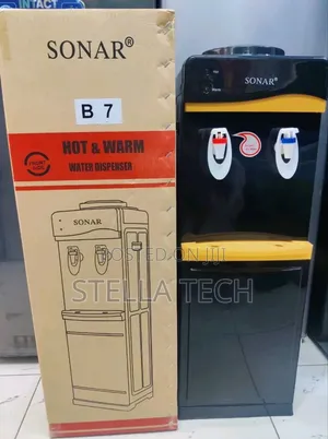 🔥🔥black Sonar B7 Hot and Normal Free Standing Water Dispenser