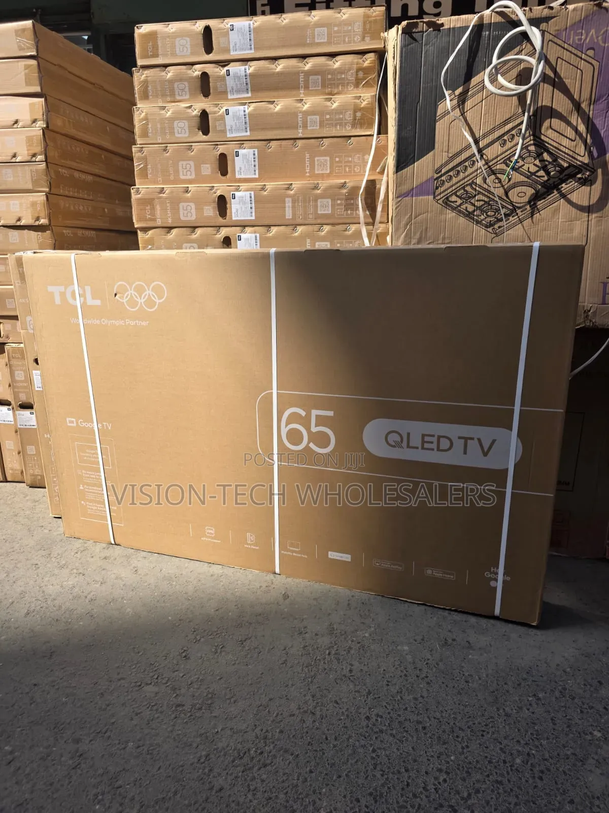 TCL 65 Inch QLED 4K Google TV 65T6D Slim Frameless