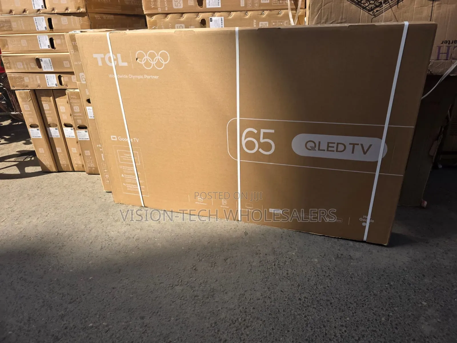 TCL 65 Inch QLED 4K Google TV 65T6D Slim Frameless