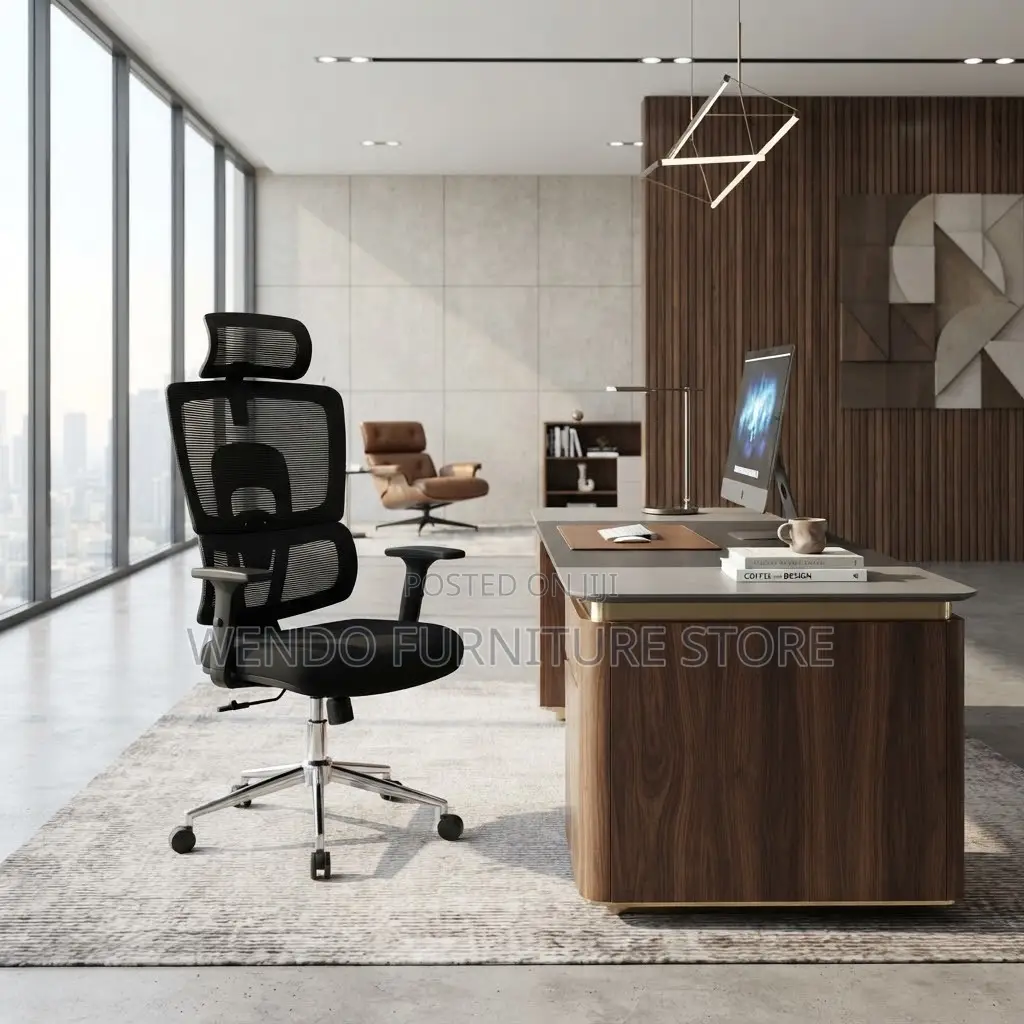 Office Chairs; Recliner Mesh Orthopedic Executive Seat