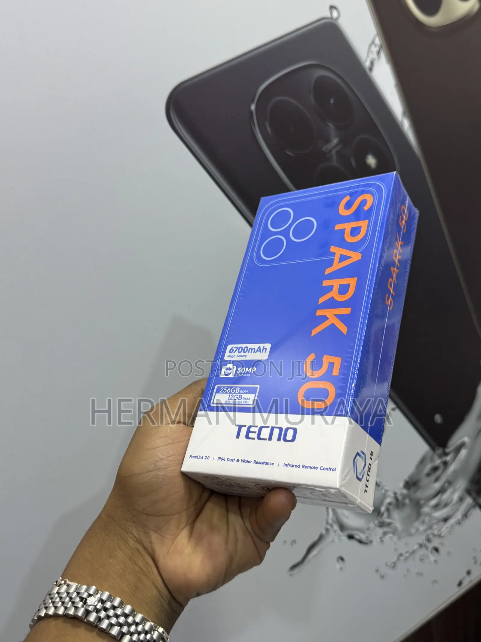 New Tecno Spark 50 128 GB Blue
