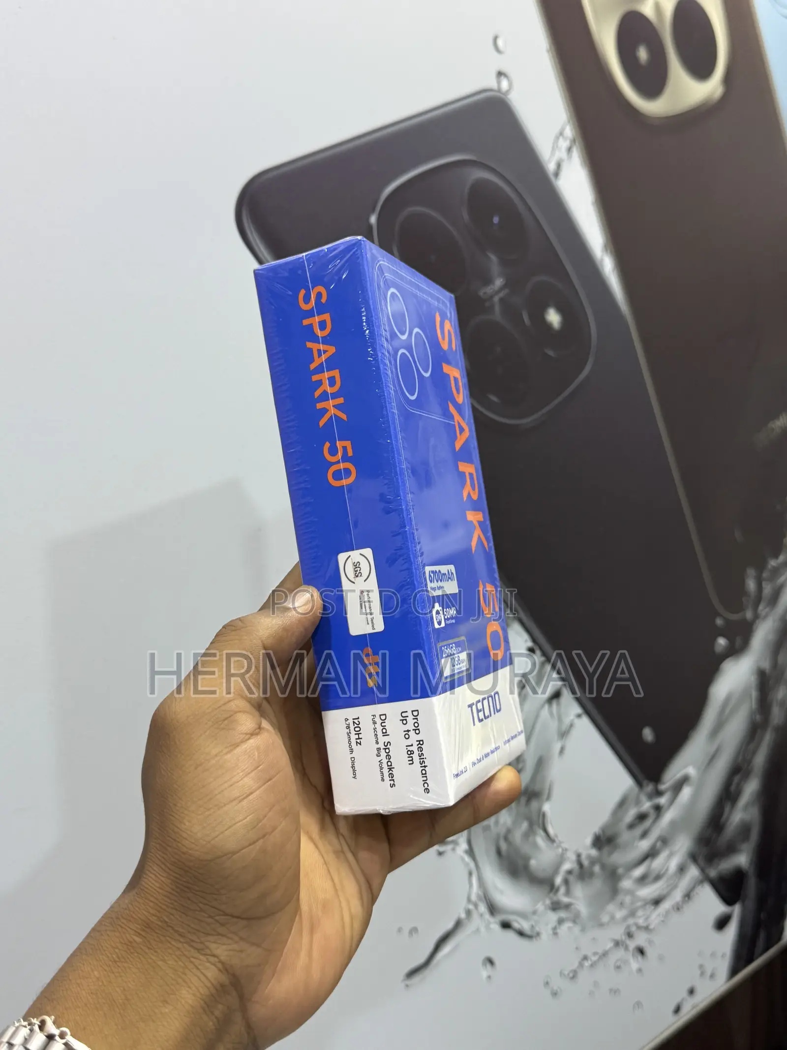 New Tecno Spark 50 128 GB Blue