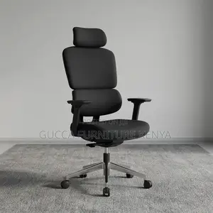 Black Full Fabric Study Chair