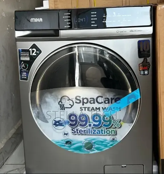 Mika Washing Machine, 10kg Wash and Spin , INVERTER Motor