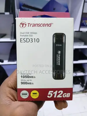 Transcend Esd310 512gb Dual USB Portable Ssd.