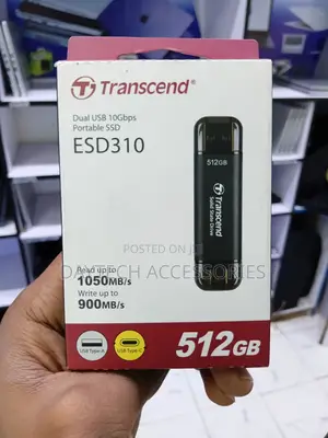 Transcend Esd310 512gb Dual USB Portable Ssd.