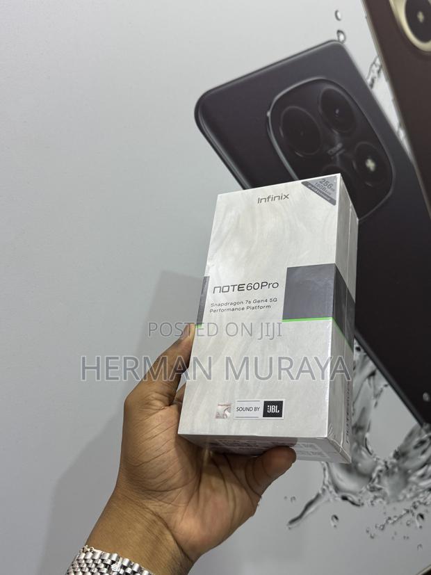 New Infinix Note 60 Pro 256 GB Black