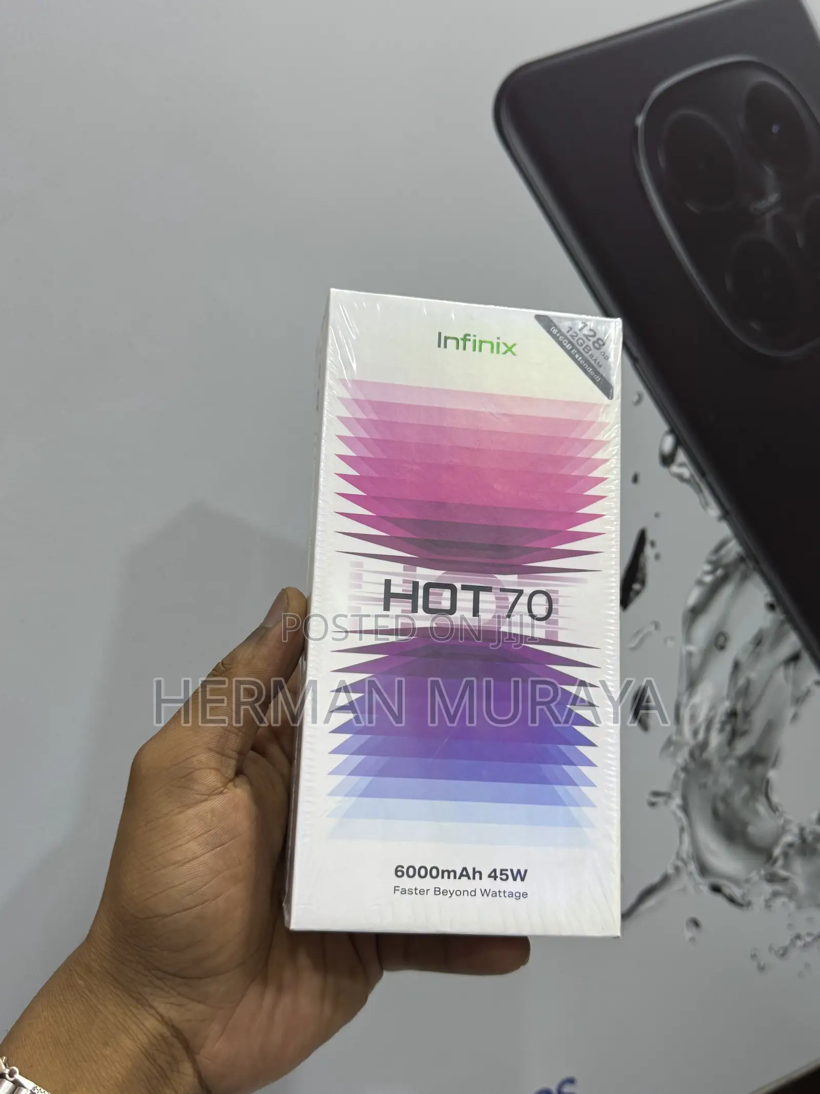 New Infinix Hot 70 256 GB Black