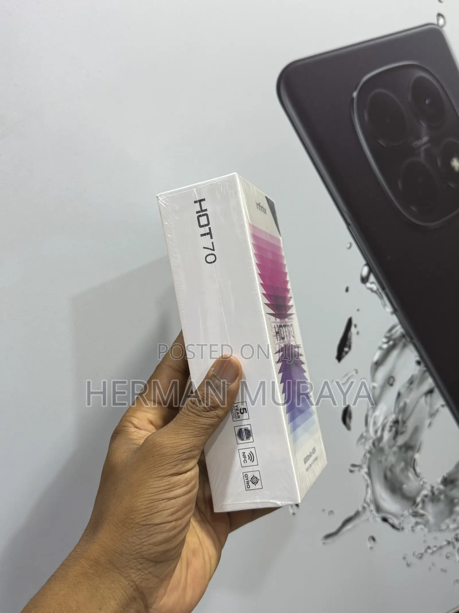 New Infinix Hot 70 256 GB Black