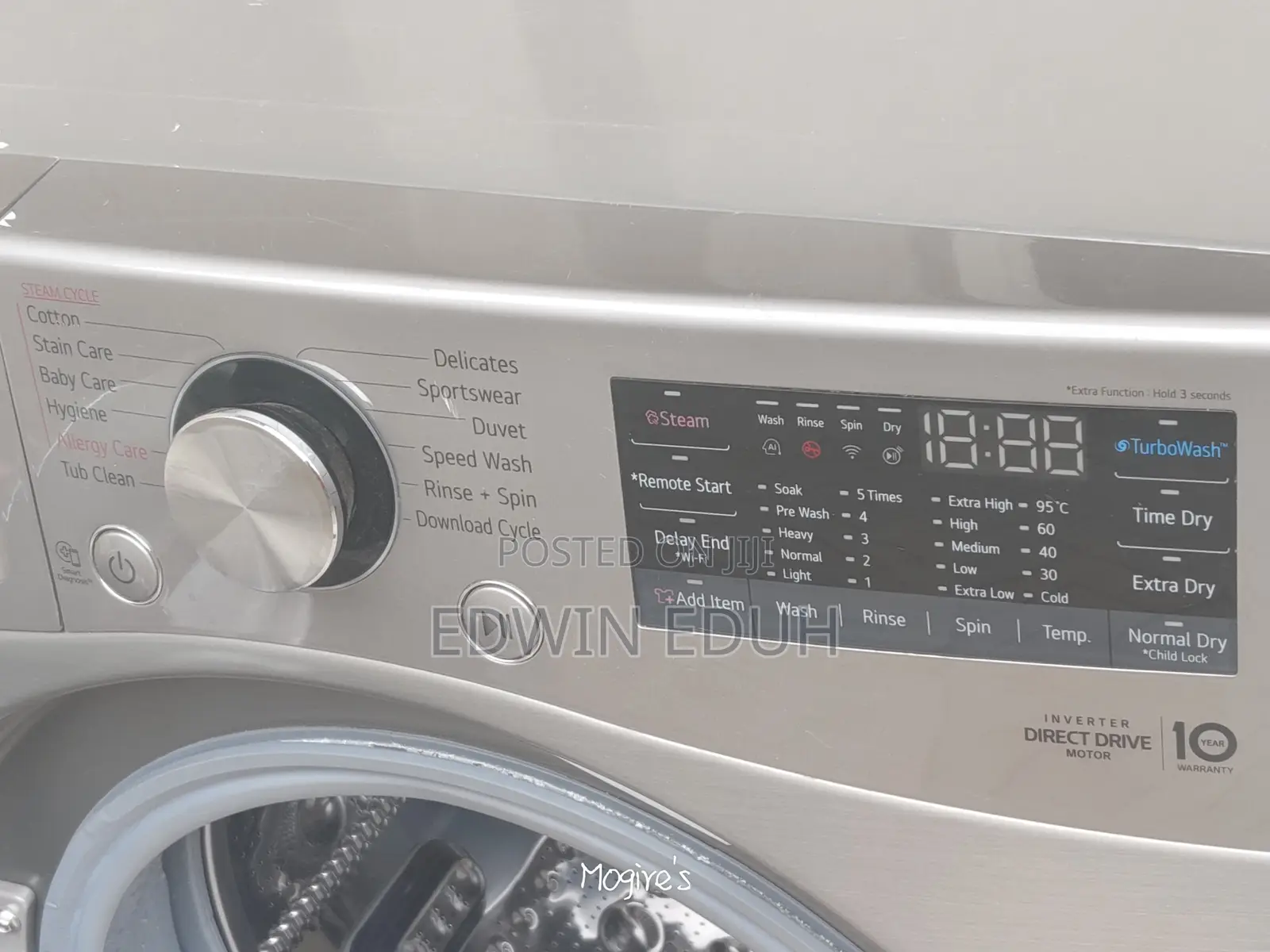 LG 15kg/8kg Fully Automatic Washer & Dryer Combo (Used < 6 Months)