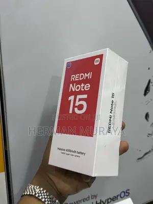 New Xiaomi Redmi Note 15 128 GB Black