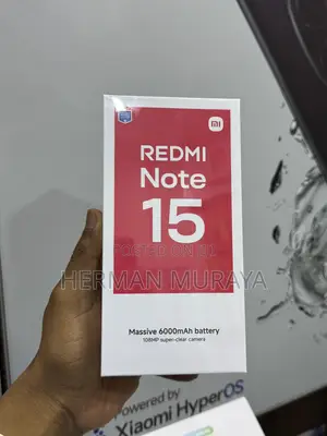 New Xiaomi Redmi Note 15 128 GB Black