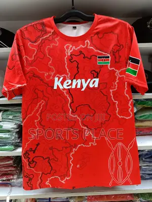 Kenya Rugby 7s Home Jersey Red 2026