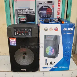 Ailipu 15inch Trolley Bluetooth Speaker With Wireless Microphone