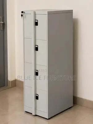 4-Drawers Steel Office Cabinet With Lock Bar