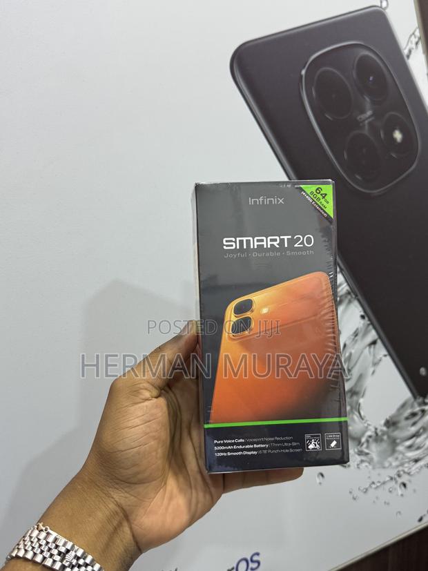 New Infinix Smart 20 128 GB Black