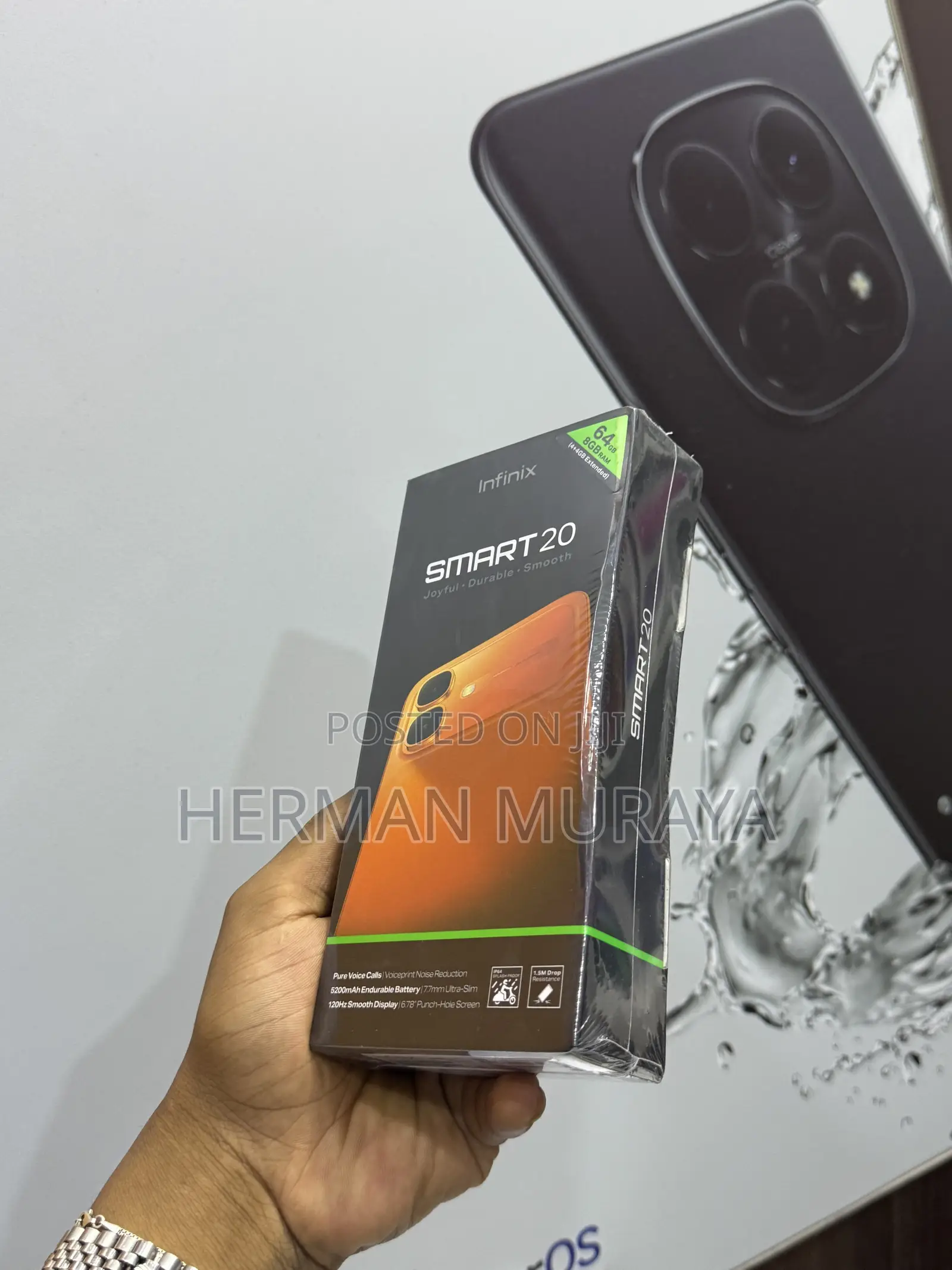 New Infinix Smart 20 128 GB Black