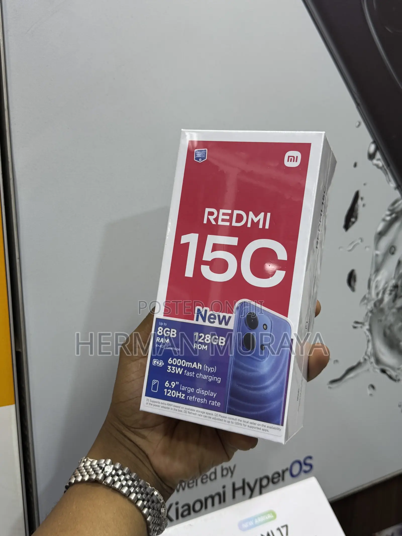 New Xiaomi Redmi 15C 4G 256 GB Blue