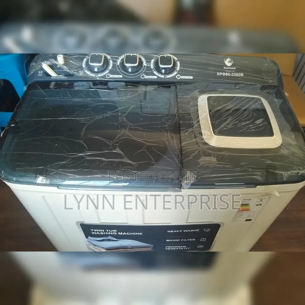 8kg Euroken  Twin Tub Washing Machine