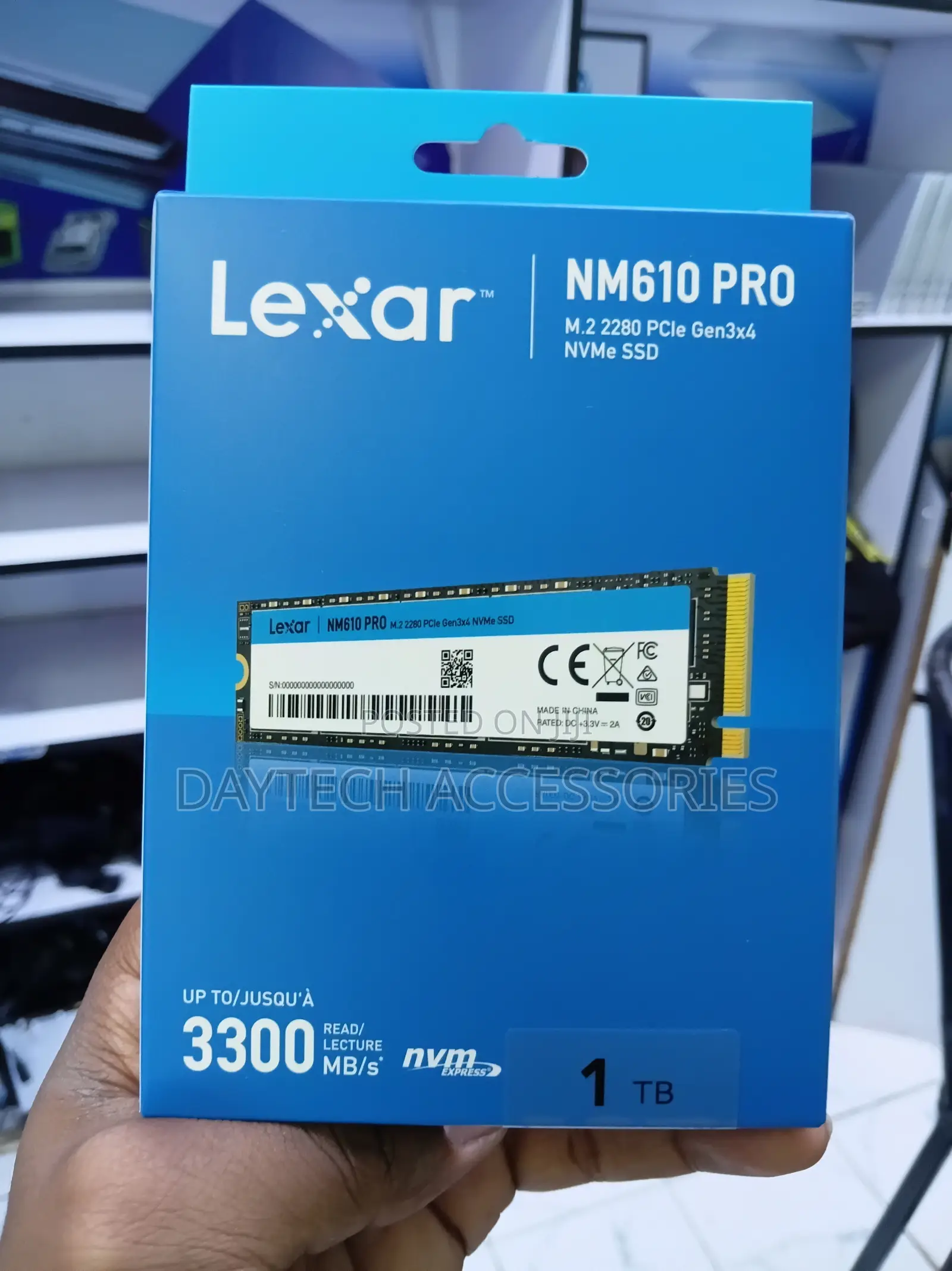 Lexar NM610 PRO 1TB M.2 2280 PCIe Gen3x4 NVMe SSD